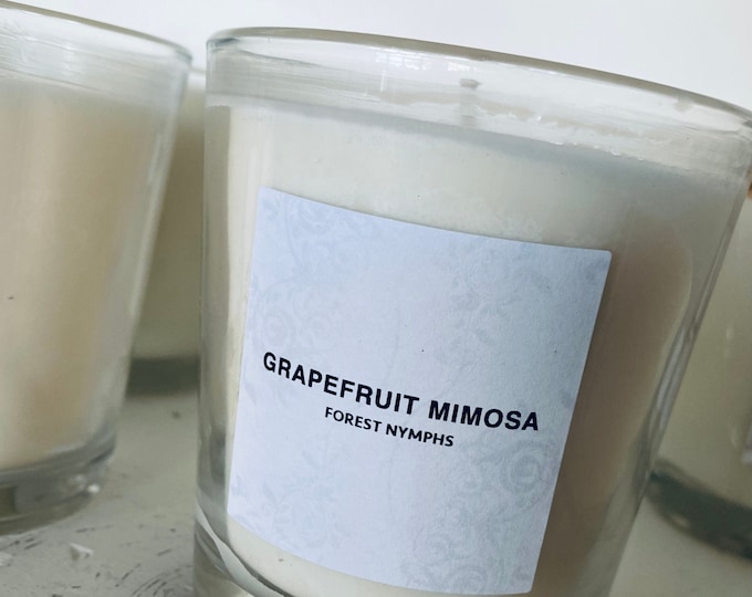 Grapefruit Mimosa Gemstone Candle