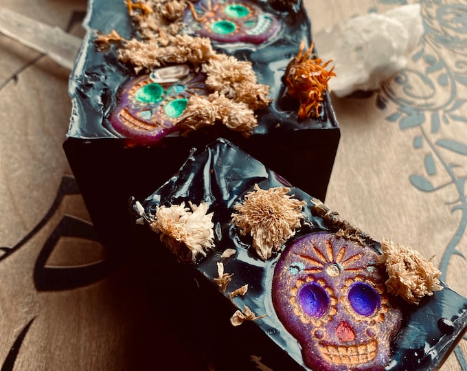 Black Veil Sugar Skull Soap