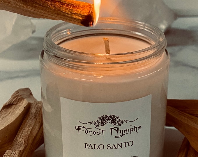 Pure Palo Santo Gemstone Candle