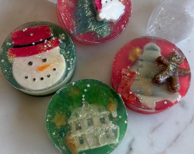 Snow globe Christmas Soap Collection