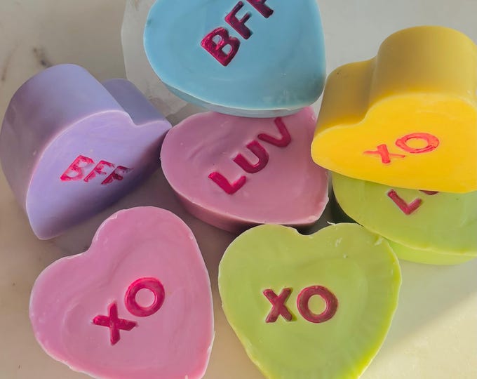 LOVE NOTES Heart Soap