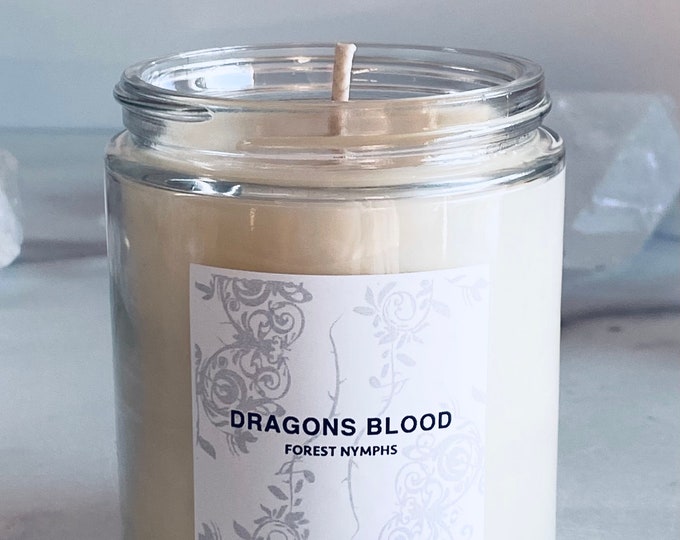 Dragons Blood Gemstone Candle