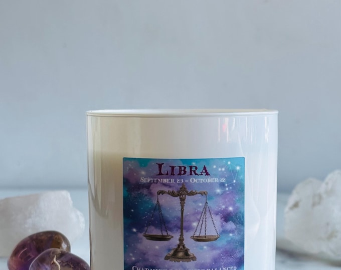 Libra Gemstone Candle