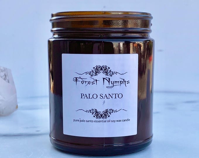 Pure Palo Santo Gemstone Candle