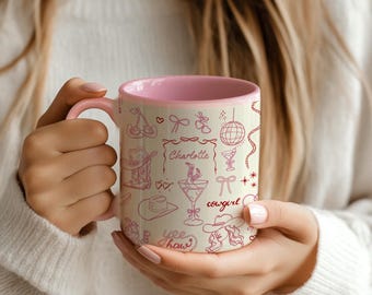 Cowgirl koffiemok, grillige wilde westen western gepersonaliseerde aangepaste beker, western cadeau voor haar, girly custom cowgirl cadeau, roze verjaardagscadeau