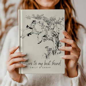 Letters to my Best Friend Notebook, Custom Bestie Gift, Personalized Friendship Journal- Birthday BFF Gift, Long Distance Friends Journal