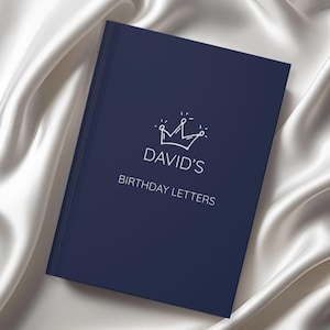 Diario de recuerdos de cumpleaños, libro de recuerdos personalizado para mamá primeriza, cartas para niños pequeños, cuaderno de tapa dura personalizado, regalo para baby shower, padres de niños pequeños