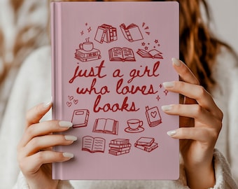 Carnet de lecture, cadeau pour amoureux des livres, cadeau pour Booktoker, cadeau livresque personnalisé, journal de lecteur, journal de lecture, carnet personnalisé, cadeau rat de bibliothèque