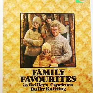 FAMILIE FAVORITEN Strickmusterheft B 367 Twiley's Capricorn Herren Damen Kinder Muster Pullover Strickjacken Pullover Mützen
