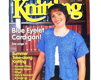 Tejido Digest Magazine PATTERNS 18 pulgadas muñeca traje de baño Cover-Up mujeres suéter Jersey Jersey Jumper niños Sunsuit Cardigan almohada bolsa de compras