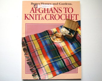 AFGHANS to KNIT & CROCHET Better Homes and Gardens Scrap Saver Design Patchwork Patterns Classic Favorite Flying Geese Log Cabin Irish Chain