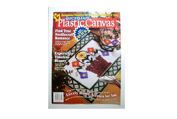 60 Patterns Quick Easy Plastic Canvas Magazine No60 Feb Mar Etsy Impressive Easy Plastic Canvas Patterns 60 Patterns Quick Easy Plastic Canvas Magazine No60 Feb Mar Etsy Impressive Easy Plastic Canvas Patterns