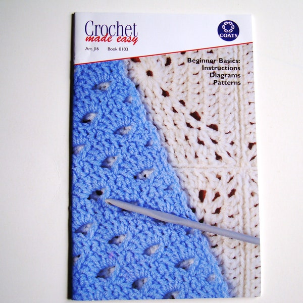 Crochet facilité par les manteaux numéro 0103 Apprendre à crocheter Motif et livret d’instructions Débutant Notions de base Diagrammes Motifs