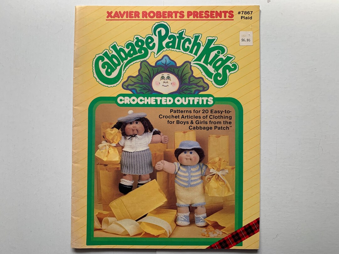 CABBAGE PATCH KIDS Crocheted Outfits Patterns # 7867 Doll Clothes 16 ...