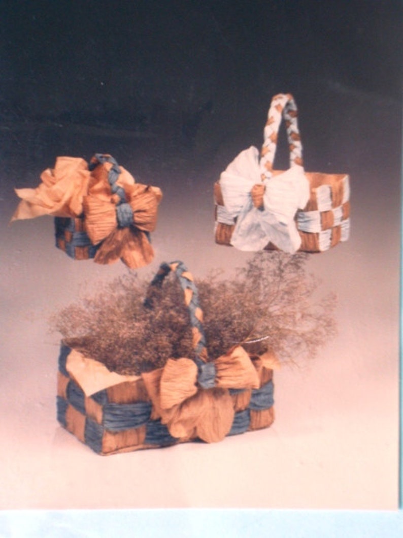 Paper Twist Basket Pattern by The Pattern Collector to make Etsy