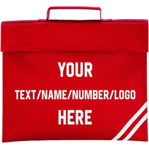 Cartable d'école personnalisé | Cartable pour la rentrée scolaire | Numéro de texte du logo personnalisé | Cartable en PE pour garçons, filles et enfants