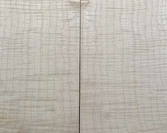 Flame Maple Guitar Top Wood, CNC Engraving Crafting Billet (22 1/4" x 7 1/4" x 1/2")
