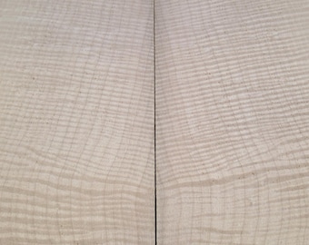 Bookmatched Figured Maple Billet – Premium Guitar Tonewood for Luthiers & Craft Projects