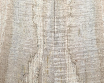 Figured Maple Guitar Top Set – Electric Guitar Body Wood, Luthier Tonewood Billet, Craft Wood Blank