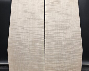 Set Top In Acero Fiammato Per Chitarra, Misure 24x15x0.25, Legno Per Liuteria USA