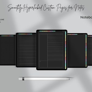 All-in-one Digital Planner 2025, Dark Mode, Digital Planner, Weekly ...