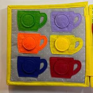 Busy Book, Quiet Book, Montessori Book, Toys for Todler, Sensory Book ...