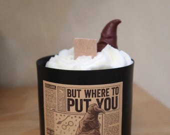 Sorting Hat Candle, Sorting Hat, Potter Candle, Wizarding World Candle, Potter, Hogwarts Candle, Wizard Candle