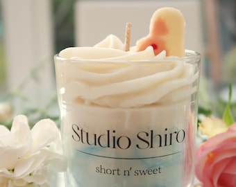 Sabrina Carpenter candle - short n sweet - short and sweet - themed candle - Sabrina Carpenter themed candle