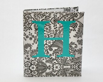 monogrammed binder etsy