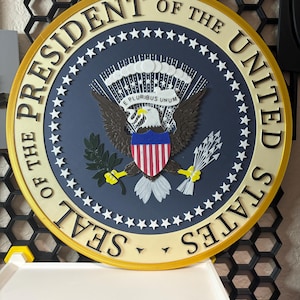 The Great Seal of the United States Plate - Etsy