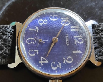 Pobeda ussr made mechanical watch retro vintage