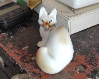 Rare Sable, fox,marten,lfz Leningrad Porcelain Factory, 1950s-1970s, an excellent example of a collectible figurine from the Forest Animals