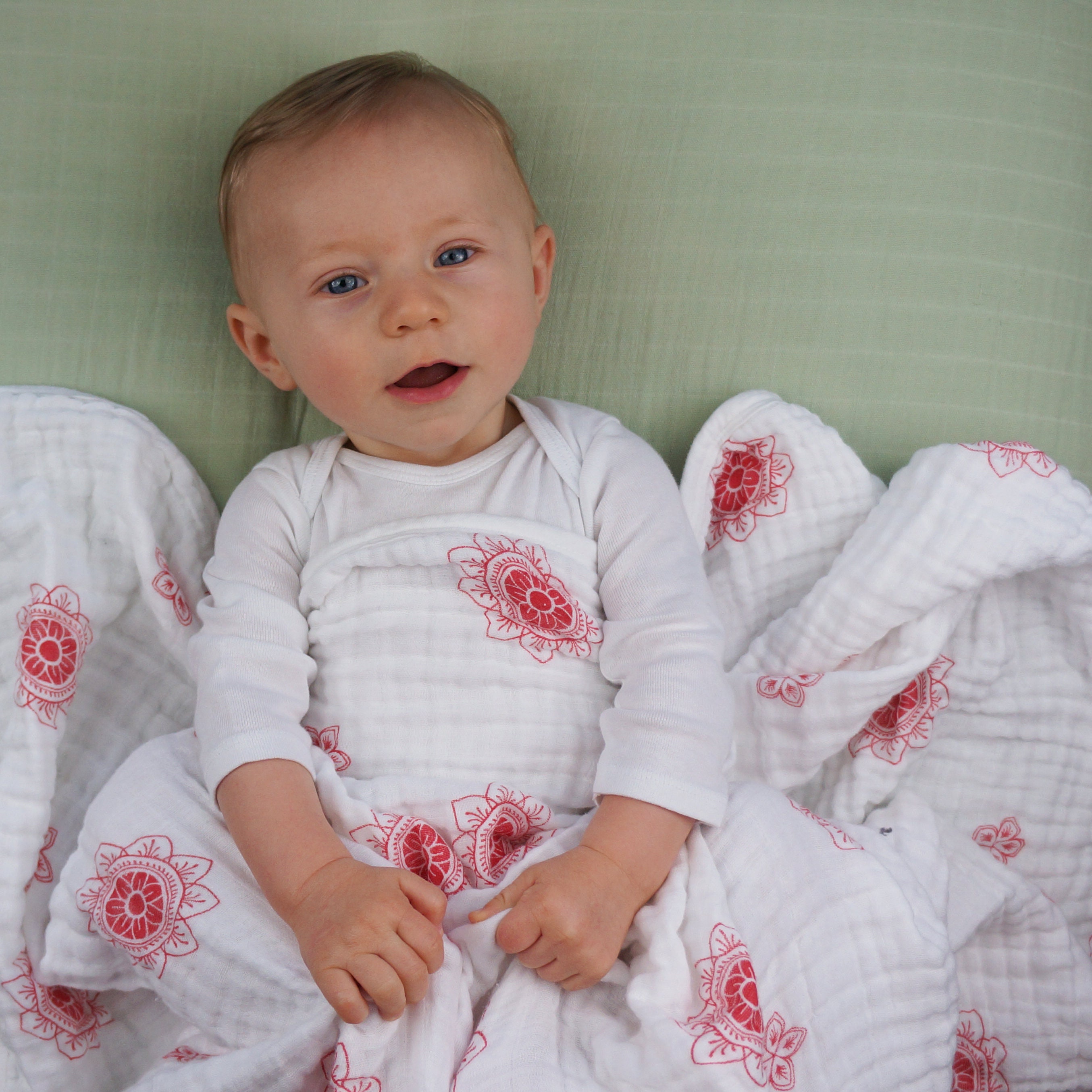 Double Layer Muslin Blanket 47x47 swaddling Etsy