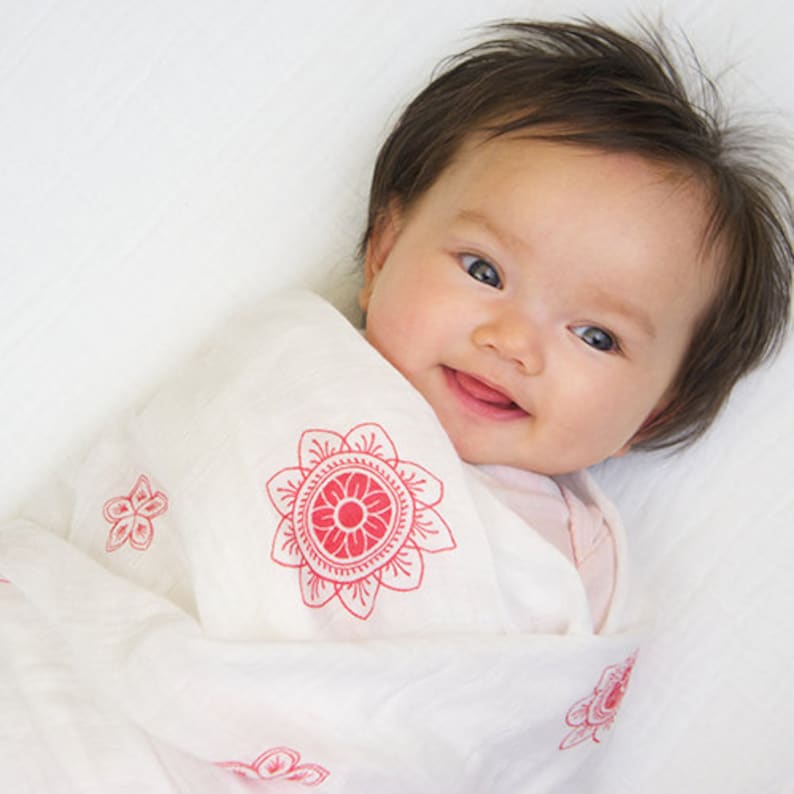 Double Layer Muslin Blanket 47x47 swaddling Etsy