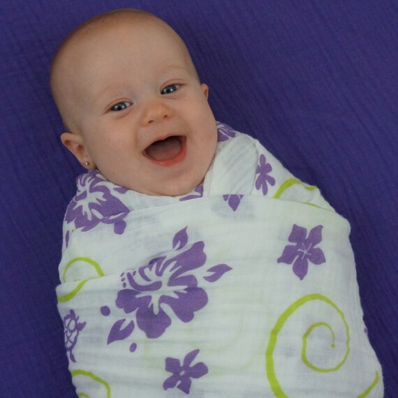 hawaiian swaddle blankets