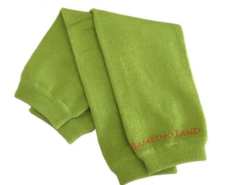 Organic Baby Leg Warmers Lime