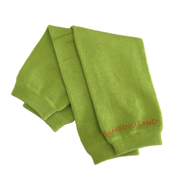 Organic Baby Leg Warmers Lime