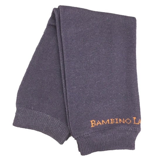 Bambino Land Leg Warmers Stripes Gray /& White
