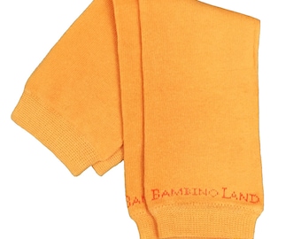 Organic Baby Leg Warmers Orange