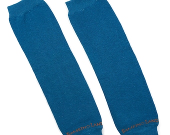 Organic Baby Leg Warmers Celestial Blue