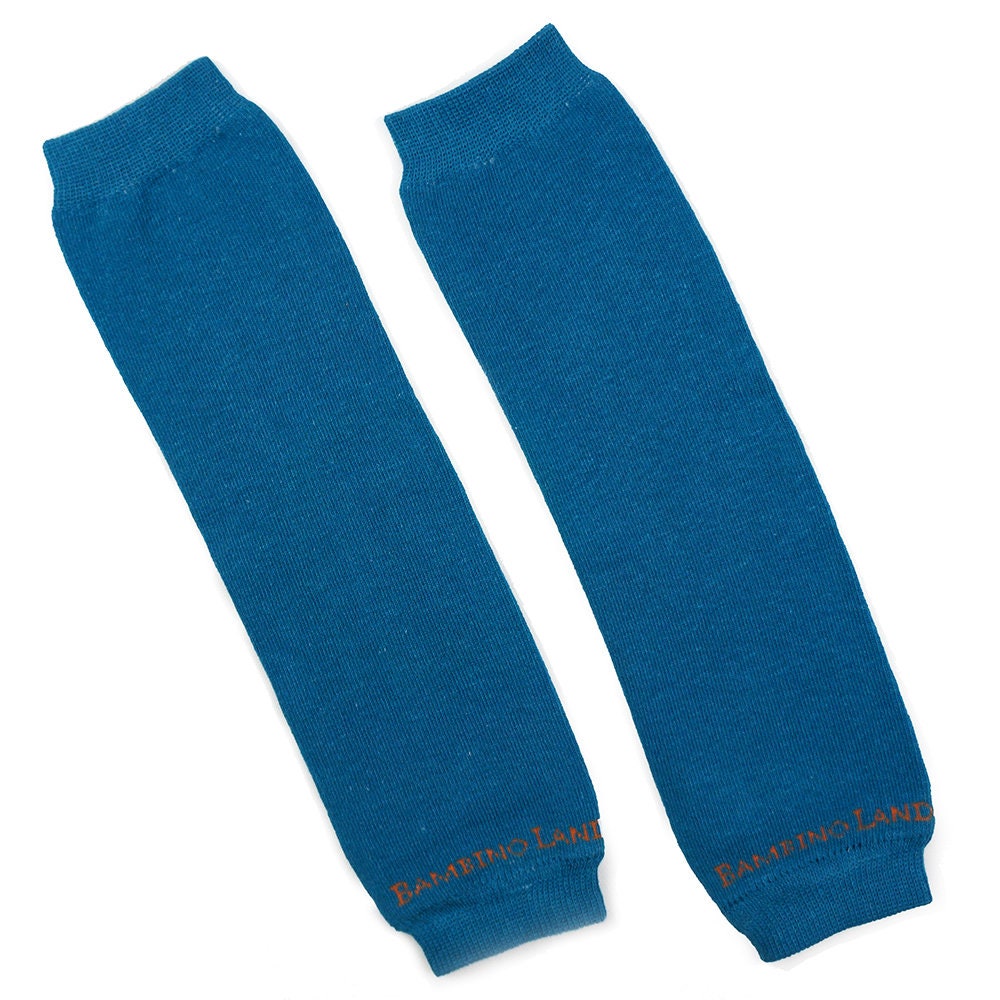 Organic Baby Leg Warmers Celestial Blue