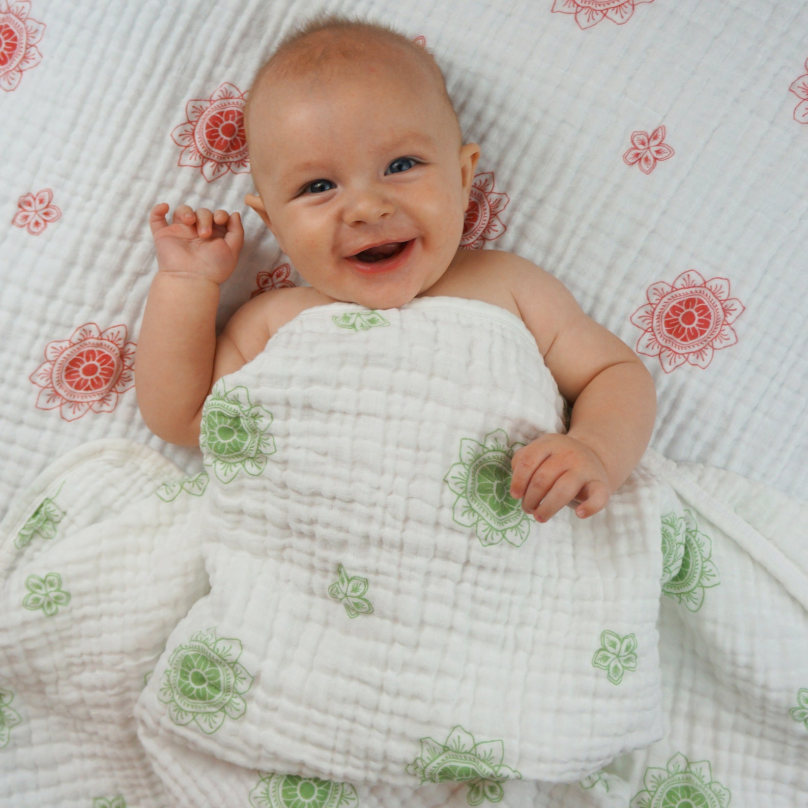 Double Layer Muslin Blanket 47x47 swaddling Etsy