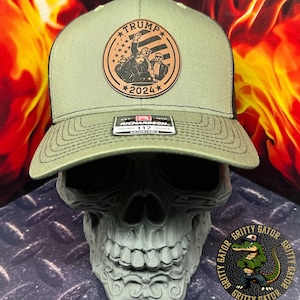 Trump 2024 Fight for Freedom Patch Hat, Richardson 112 Snapback Trucker Hat, MAGA Hat, Trump 2024 Hats, PA Trump Rally Assassination Attempt