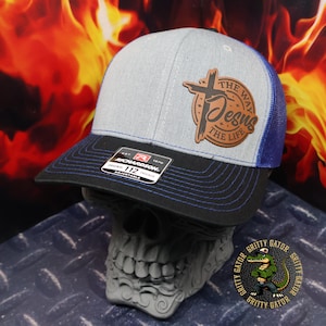 Jesus The Way, The Life Patch Hat, Richardson 112 Snapback Trucker Hat, Biblical Hats, Christian Hats, Religious Gifts, Jesus Hats