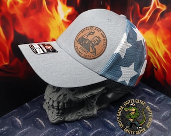 Trump Grazed and Unfazed Patch Hat, Richardson 112 Snapback Trucker Hat, MAGA Hat, Trump 2024 Hats, PA Trump Rally Assassination Attempt