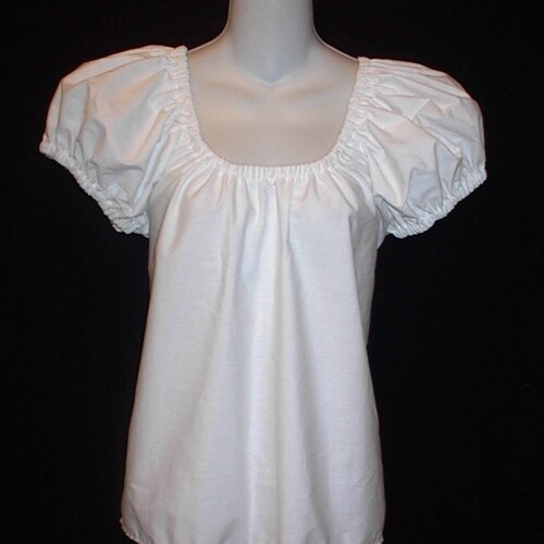 cap sleeve peasant top