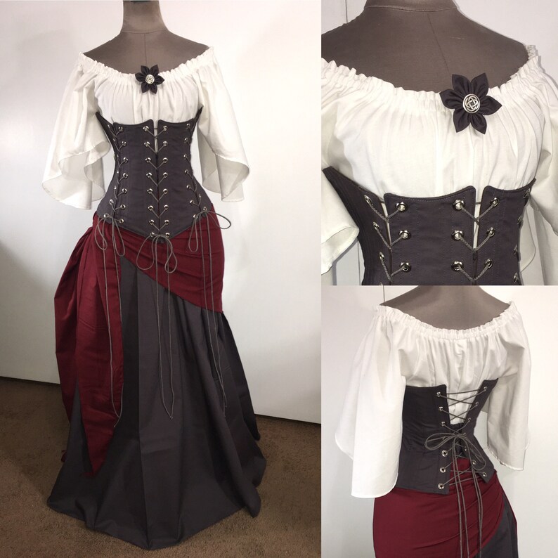 Goth GROMMET Cosplay Trim BTY 3//4/" **STRONG WHITE** Corset