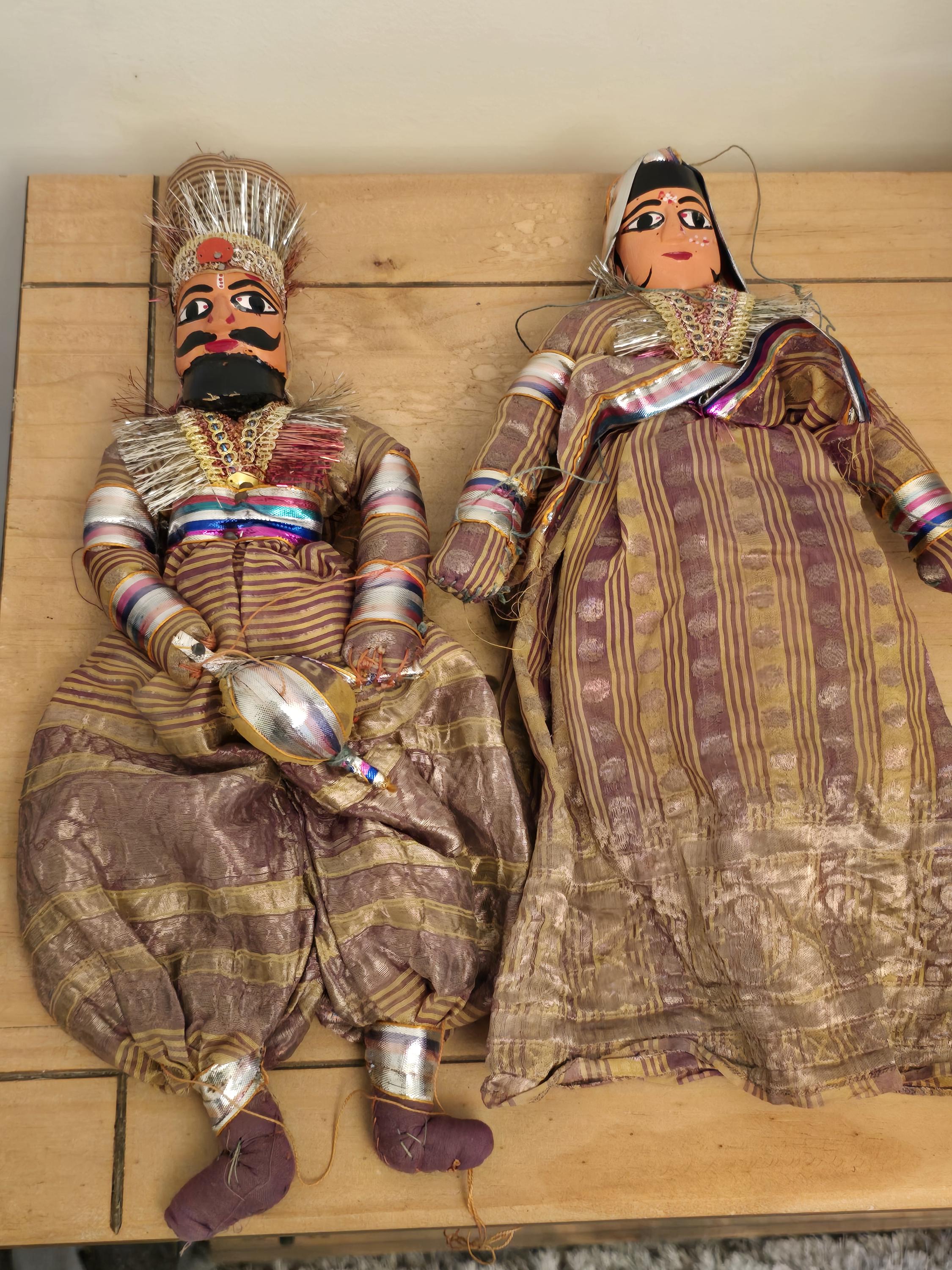 インドラジャスタン民族ビンテージ人形中古