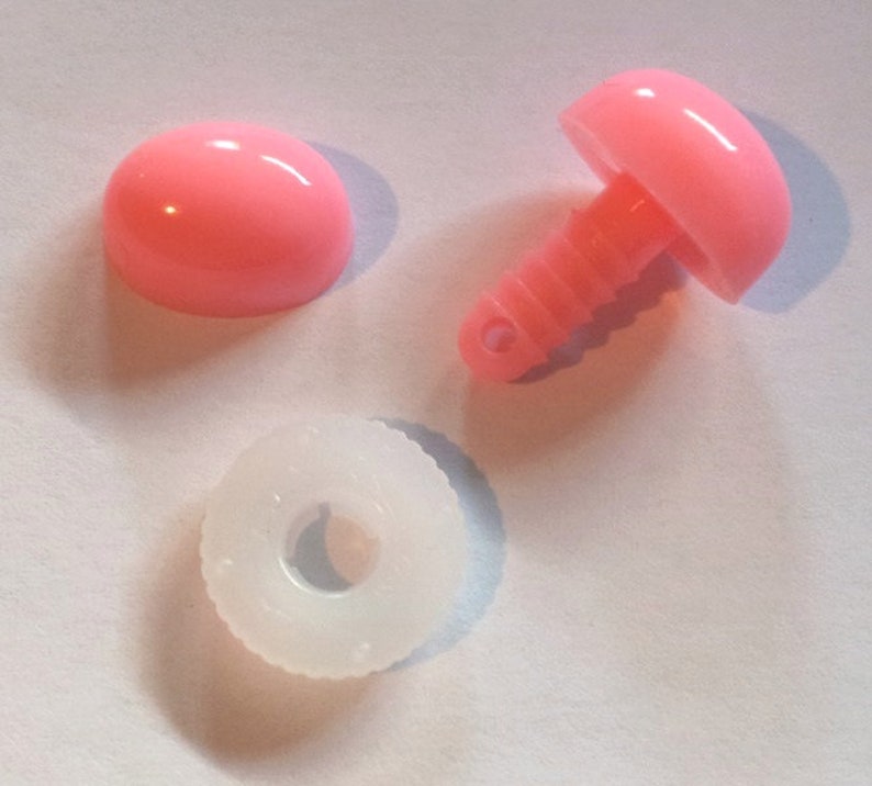 14 mm noses oval pink image 1