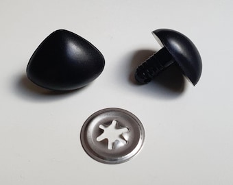 Triângulo nasal preto de 21 mm